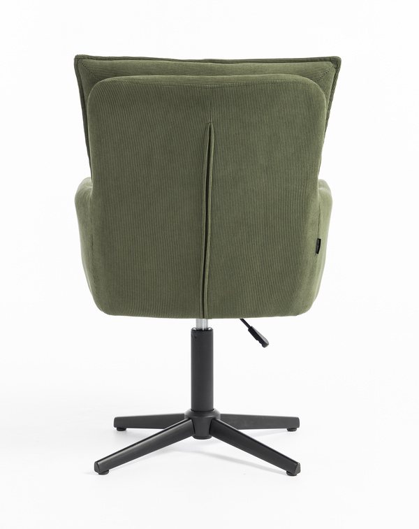 HOKER HR250CROSS ZIELONY SZAŁWIA PREMIUM CORD SZTRUKS CZARNA PODSTAWA