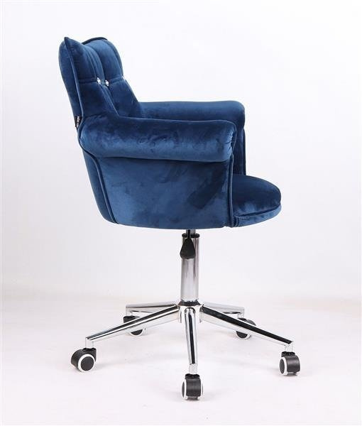 FOTEL HR804CK CIEMNE MORZE WELUR