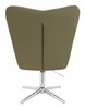 HOKER HR650CROSS KHAKI EKOSKÓRA PREMIUM SOFT CHROMOWANA PODSTAWA