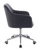 FOTEL HR190K CZARNY CHROMOWANA PODSTAWA