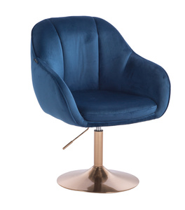 HOKER HR2055N CIEMNE MORZE WELUR ZŁOTA PODSTAWA