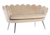 SOFA FREY LATTE CHROMOWANE NOGI