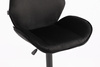 FOTEL HR350KW CZARNY WELUR CZARNA PODSTAWA