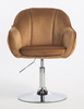 HOKER HR2055N MIODOWY WELUR CHROMOWANA PODSTAWA