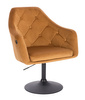 HOKER HR831N MIODOWY WELUR CZARNA PODSTAWA