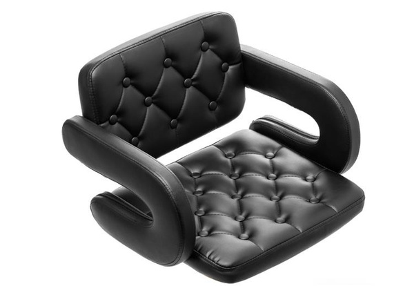 HOKER HR8403W CZARNA SKÓRA CZARNA PODSTAWA