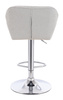 FOTEL HR111W SZARE BARANEK CHROMOWANA PODSTAWA