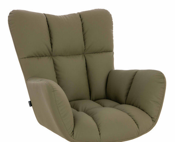 HOKER HR650CROSS KHAKI EKOSKÓRA PREMIUM SOFT ZŁOTA PODSTAWA