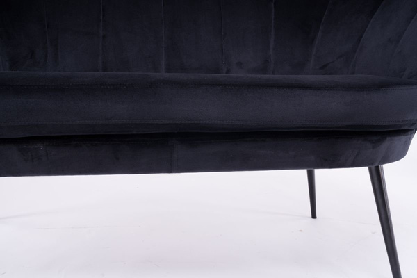 SOFA FREY CZARNY CZARNE NOGI