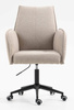 FOTEL HR280K LATTE BARANEK CZARNA PODSTAWA