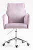 FOTEL HR280K WRZOSOWY WELUR CHROMOWANA PODSTAWA