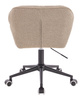 FOTEL HR111N LATTE BARANEK CZARNA PODSTAWA