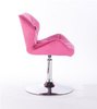 FOTEL HR111N MALINOWY WELUR